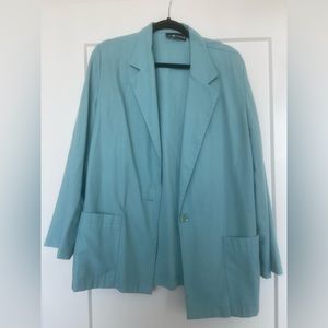 Sag Harbor Blue linen blazer